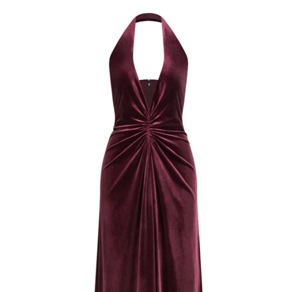 Halston Rebecca Gown in velvet - Size 2 - Picture 1 of 6